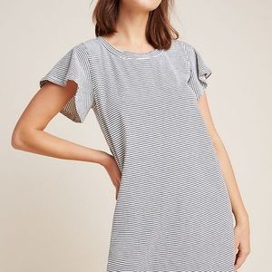 Anthropologie t.la Striped T-shirt Dress